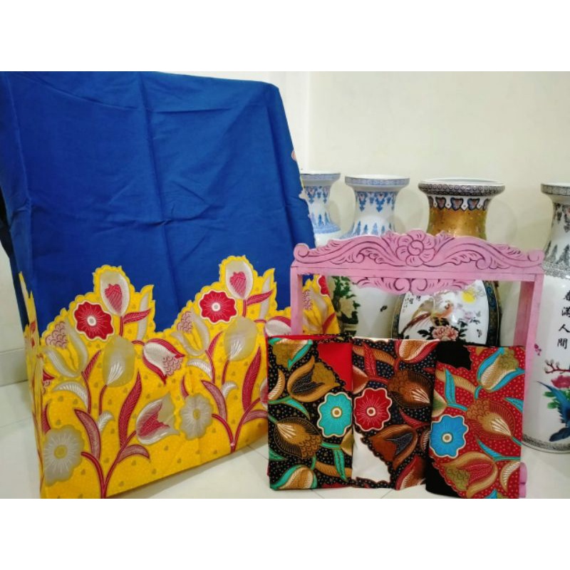 Kain batik solo pohon bunga