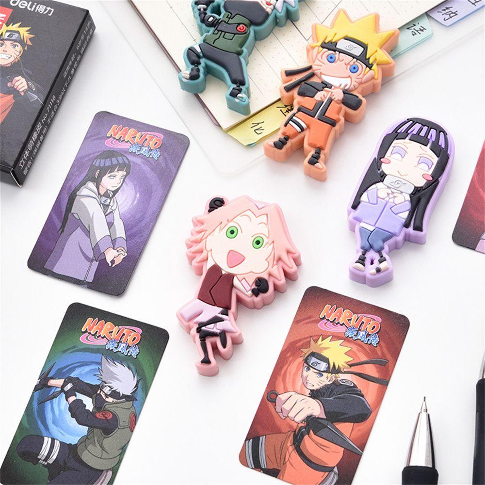 Agustina Naruto 3D Eraser Kid Novelty Untuk Pensil Menghapus Alat Tulis Less Debu Perlengkapan Koreksi Karet Erasers