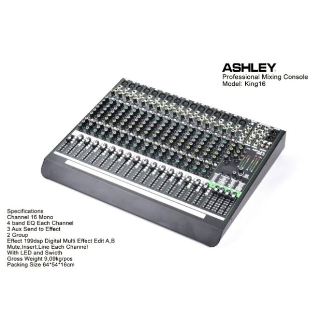 Mixer Audio Ashley king 16