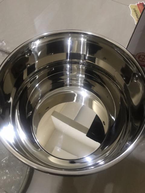 Panci Kukus Stainless Double Bottom Fenvo Steamer 22cm (00313.00018)