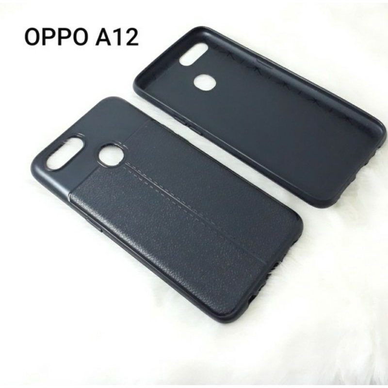 Oppo A12 Soft Case Autofocus Slim Leather Case