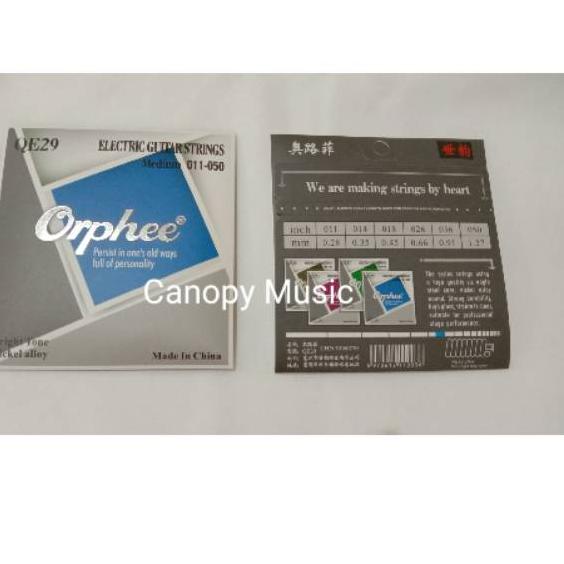 ➤ Senar Gitar Elektrik 0.11 Orphee QE29 ✪