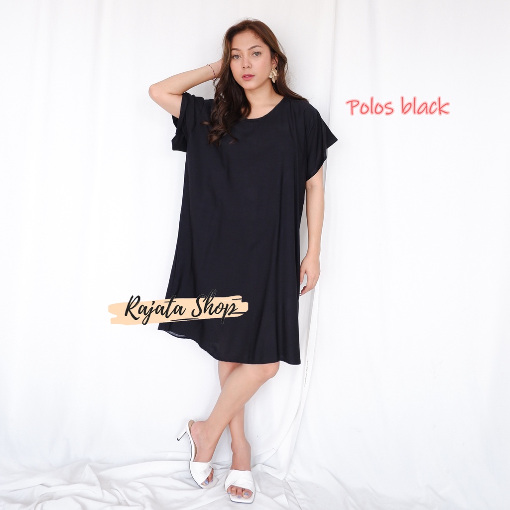Daster Bali Dress Bali-DST POLOS BLACK