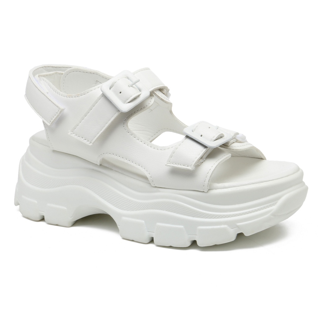 PVN Doyoung Sandal Tali Wanita All Black 397-White