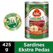 

sarden abc extra pedas 425gr king's fisher sarden