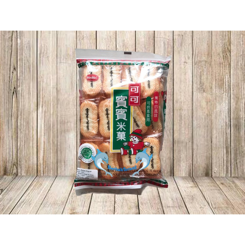 (JSO) Bin Bin Rice Crackers Original 150 gr / biskuit nasi / biscuits