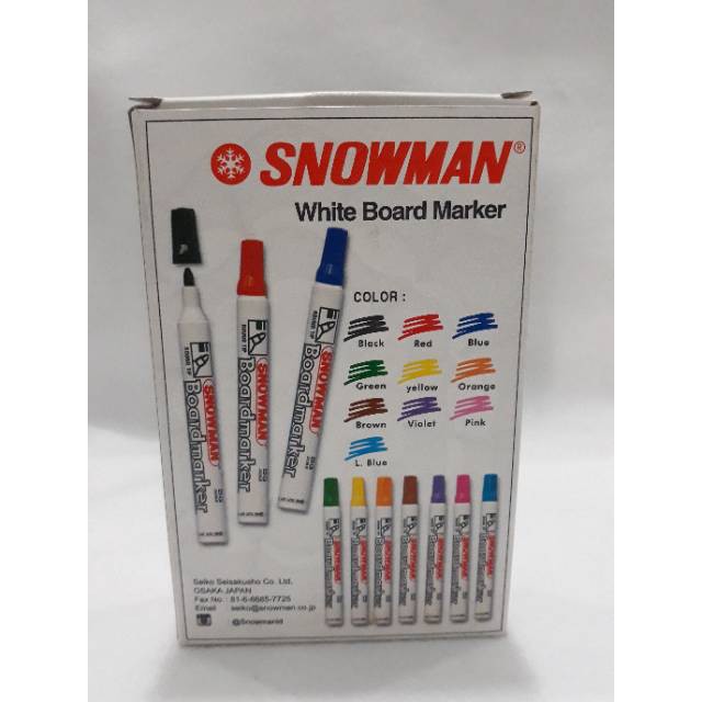 

Spidol Snowman Board Marker