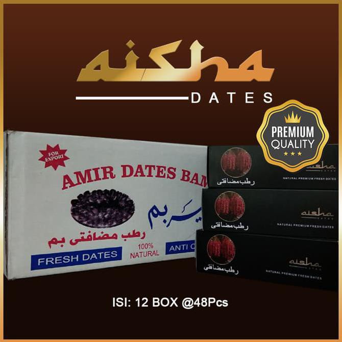 

Silahkan Order √ Aisha Dates Kurma|Kurma Ruthab Premium Taste/Kurma Arafah