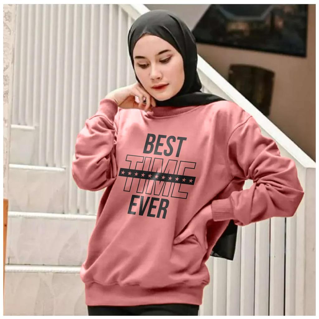 Kaos Lengan Panjang / Kaos Sweatshirt / Atasan Wanita / Atasan Wanita Lengan Panjang