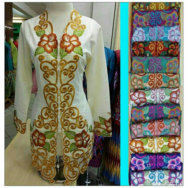 Kebaya bordir kalu