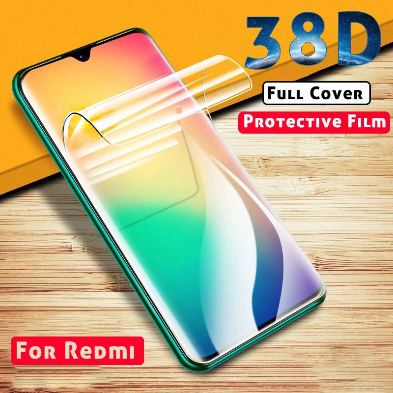 38D Hydrogel Film For Xiaomi Redmi Redmi k30 / K20 pro / K20 / Redmi 10X 4G / Redmi 10X 5G / Redmi 9 / Redmi 9A / k30 / K30 PRO / k30S / Note9 4G / Note9 5G / Note9 Pro / Note8 pro / Note8 / Note7 / 7 pro / Note10 / Note10 Pro Blueray Not Glass