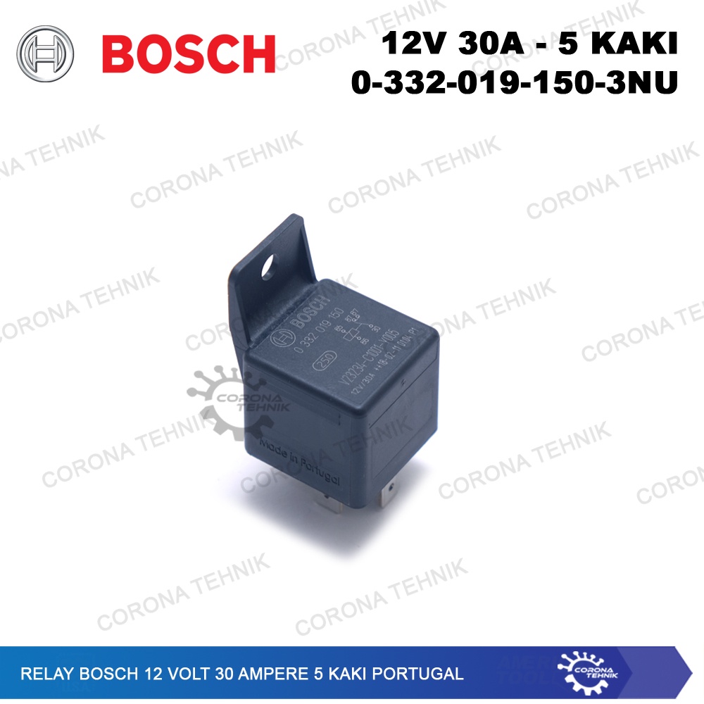 Portugal - Relay Bosch 12 Volt 30 Ampere 5 Kaki - 0-332-019-150-3NU