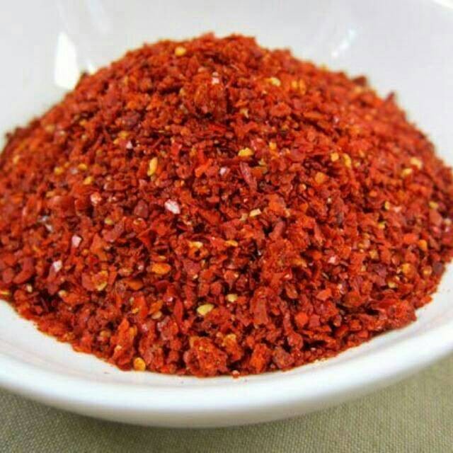 

Marhies- Gochugaru Hot Pepper Powder Bumbu Cabe Bubuk Kimchi Korea 500G