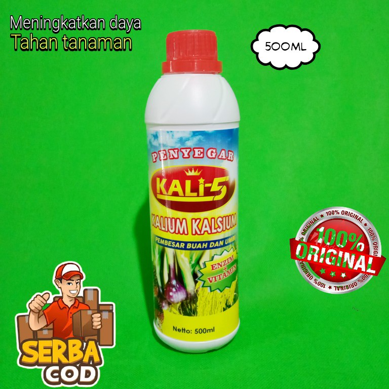 PUPUK KALIUM KALSIUM 500 ENZIM VITAMIN Pembesar umbi dan buah serta sebagai PERTUMBUHAN