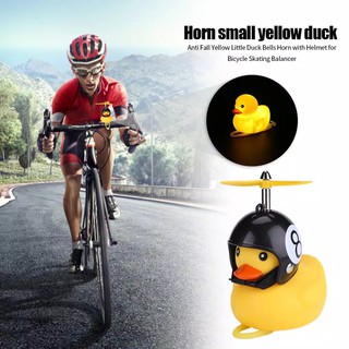 Pajangan Bebek helm baling lampu led motor mobil sepeda