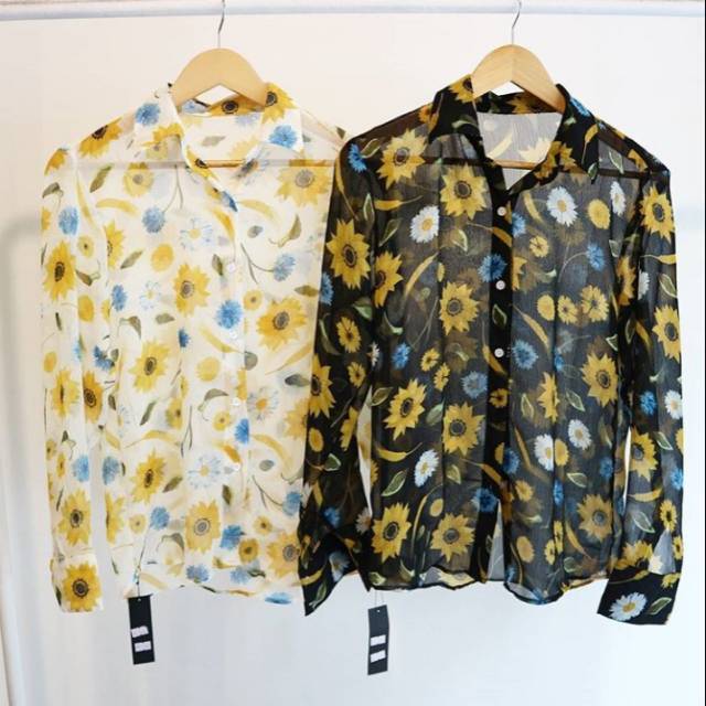 Floral Blouse Chiffon