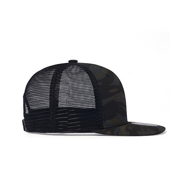 Topi Snapback Motif Camouflage Gaya Hip Hop Untuk Unisex