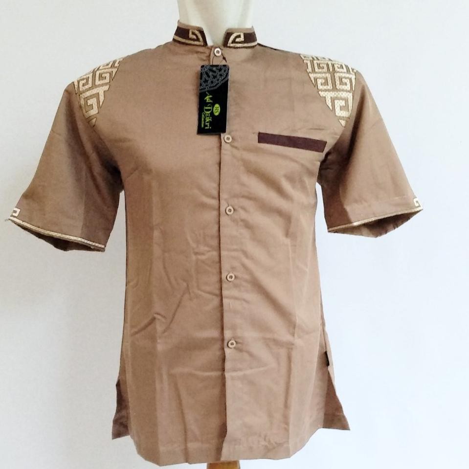 Larizค Ad Dzikri - Koko Pria Premium Toyobo Warna Mocca Bahan Katun Toyobo Royal MIX Produk pilihanஆ