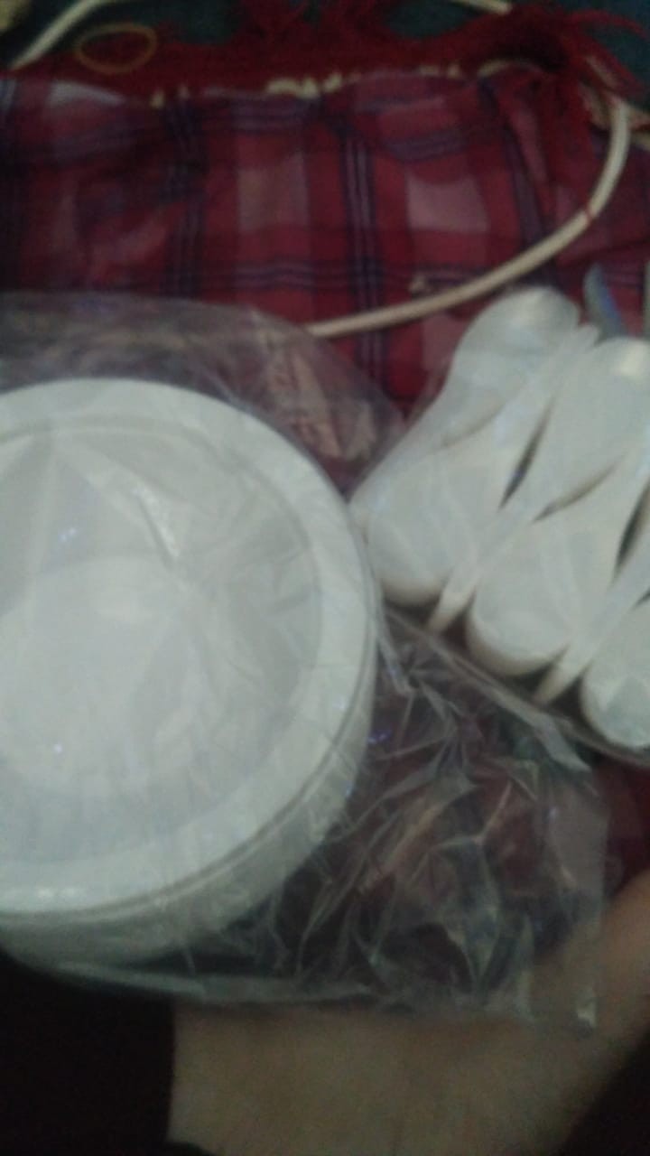 Mangkok Plastik 50pcs Uk 6 Sedang M Party Kue Makan Disposable Murah M6 Mangkuk Sekali Pakai