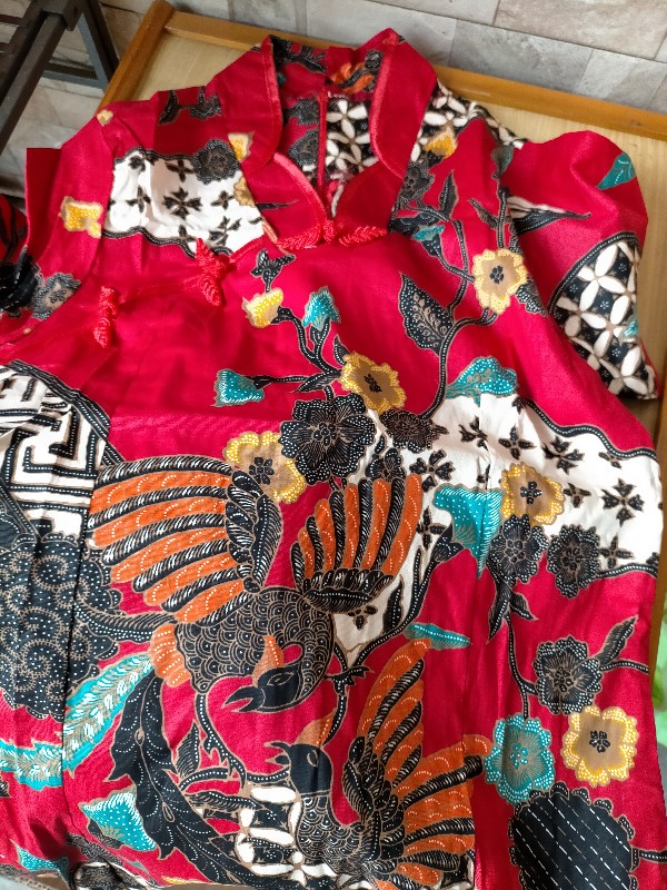 Batik Wanita - Atasan Cheongsam Blouse Batik Wanita Fashion 331