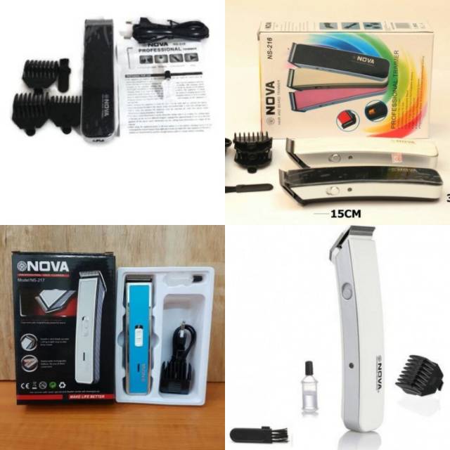 Nova Onyx - 216/217 Hair And Beard Trimmer/Alat Cukur Rambut , Kumis Dll