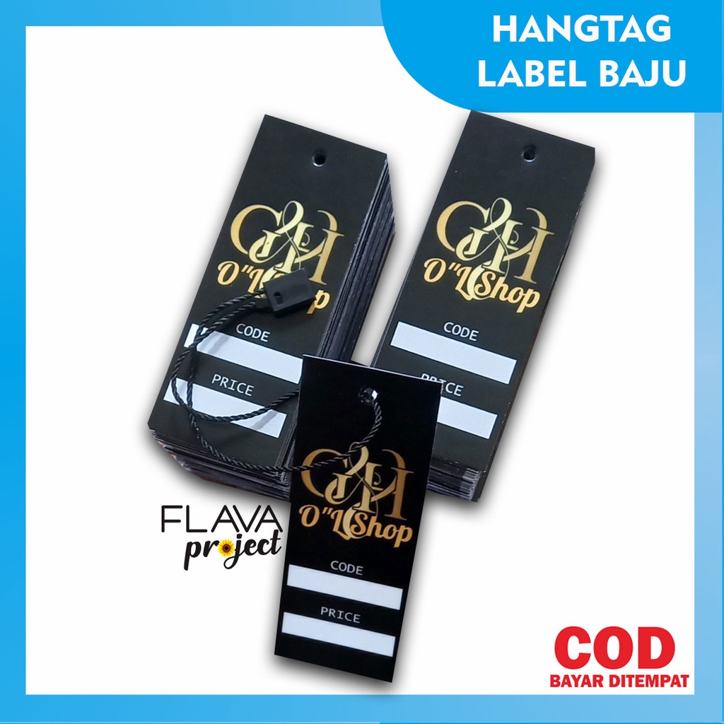 

Hangtag tebal / hangtag baju / hangtag fashion / hangtag hijab