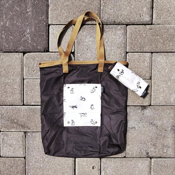 

Roll Shopping Bag M Cats Canvas Living
