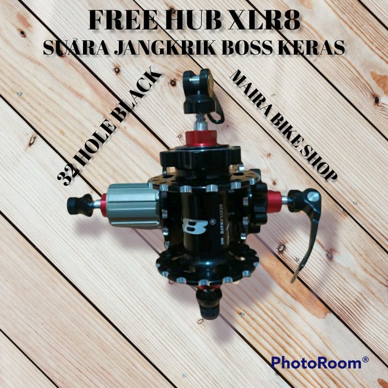FREEHUB XLR8 CNC 32 HOLE JANGKRIK SUARA KERAS