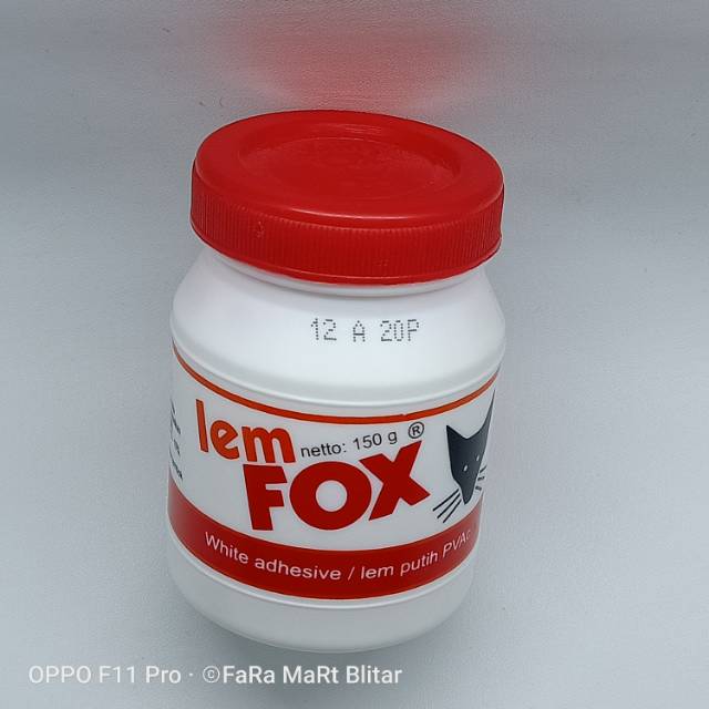 

LEM FOX LEM KAYU LEM PUTIH 150 GRAM