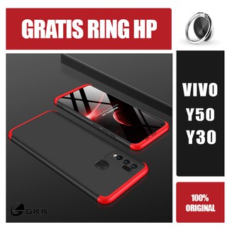 GKK Casing Vivo Y50 Y30 Armor 360 Full Cover Hard Case