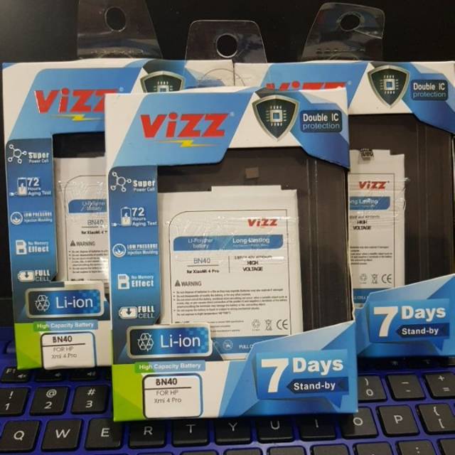 Baterai Vizz Xiaomi BN40 Xiaomi 4Pro Double Power