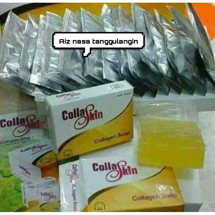 COLLASKIN-COLLAGEN soap &amp; drink / produk nasa /produk ori