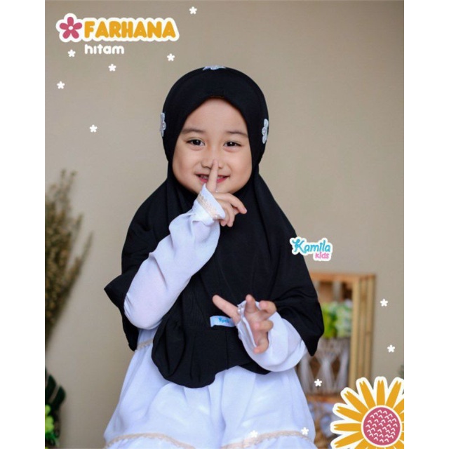 Hijab anak Farhana by Kamila Kids