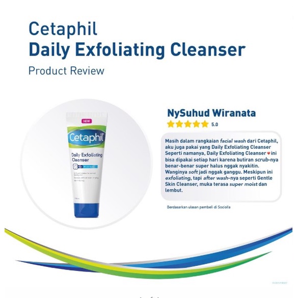 Cetaphil Daily Exfoliating Cleanser 178ml Pembersih Muka untuk Eksfoliasi Kulit Wajah