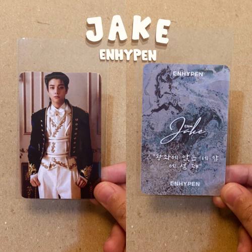 [FAN MADE] JAKE ENHYPEN PHOTO CARD DUA SISI (READY STOCK PC UNOFFICIAL)