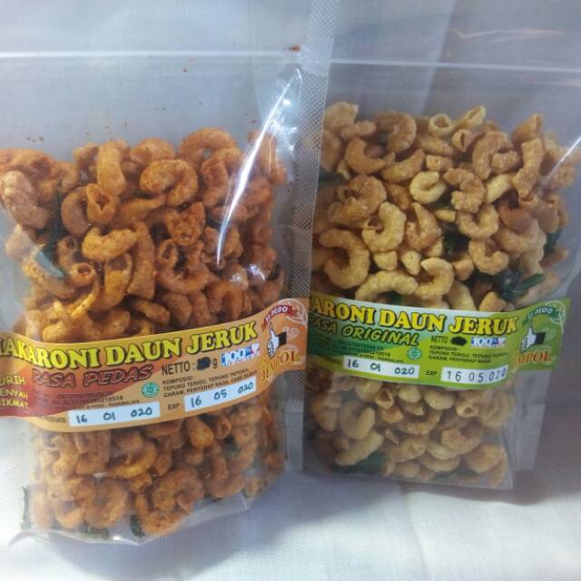 

Makaroni daun jeruk SIPEDO renyah 130gr 250gr