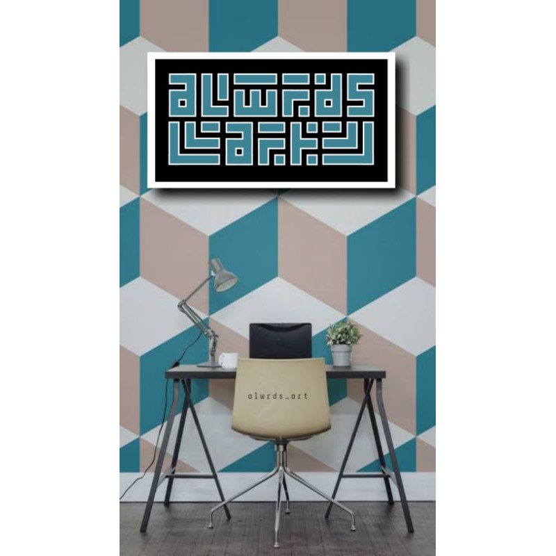 Kufi Latin (Dicetak + Figura)