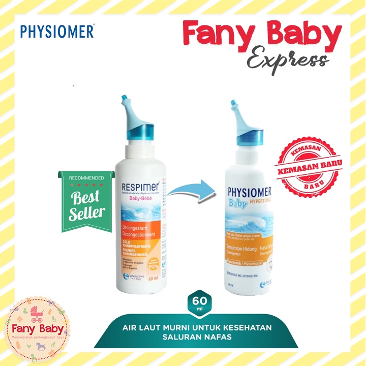 PHYSIOMER BABY NASAL SPRAY DECONGESTAN 60ML