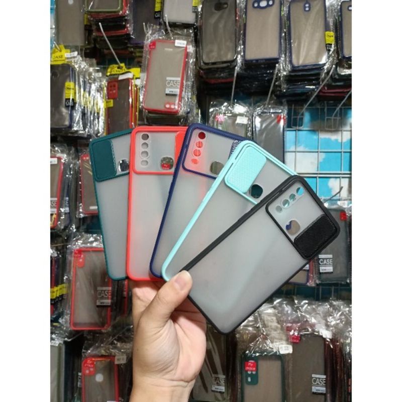 (MH)-VIVO Y11/Y12/Y15/Y17 SOFT CASE DOVE PENUTUP CAMERA SLIDING KAMERA