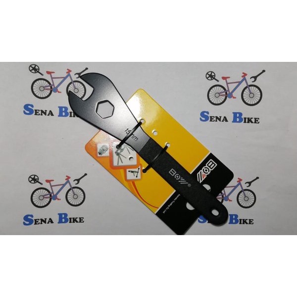 BOY - ORIGINAL - Kunci Pas Pedal - Kunci Kones 13 - 14 -15 - 16 Kunci untuk Pasang Pedal Sepeda - Bi