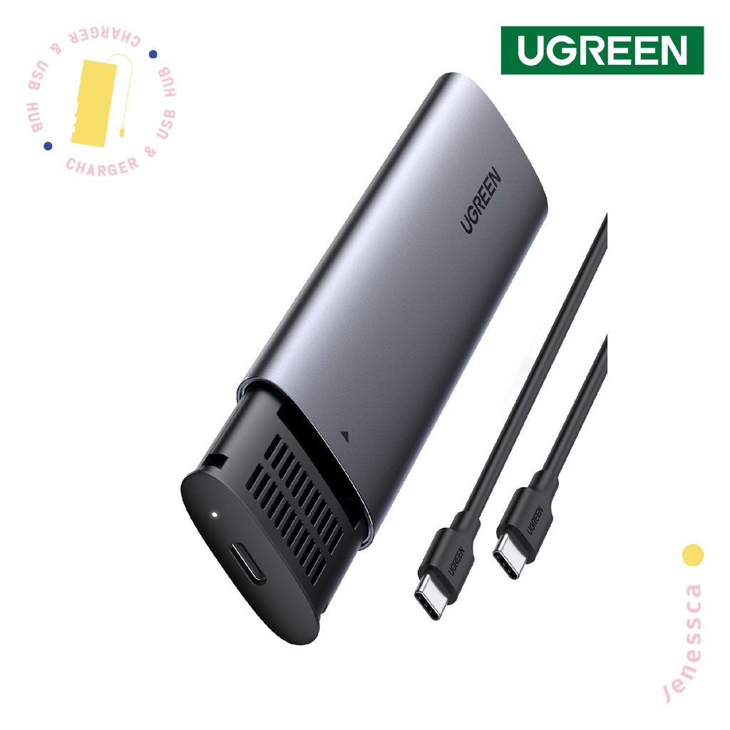 UGREEN SSD Enclosure M.2 NVMe/NGFF SSD External Case Type-C USB 10Gbps M.2