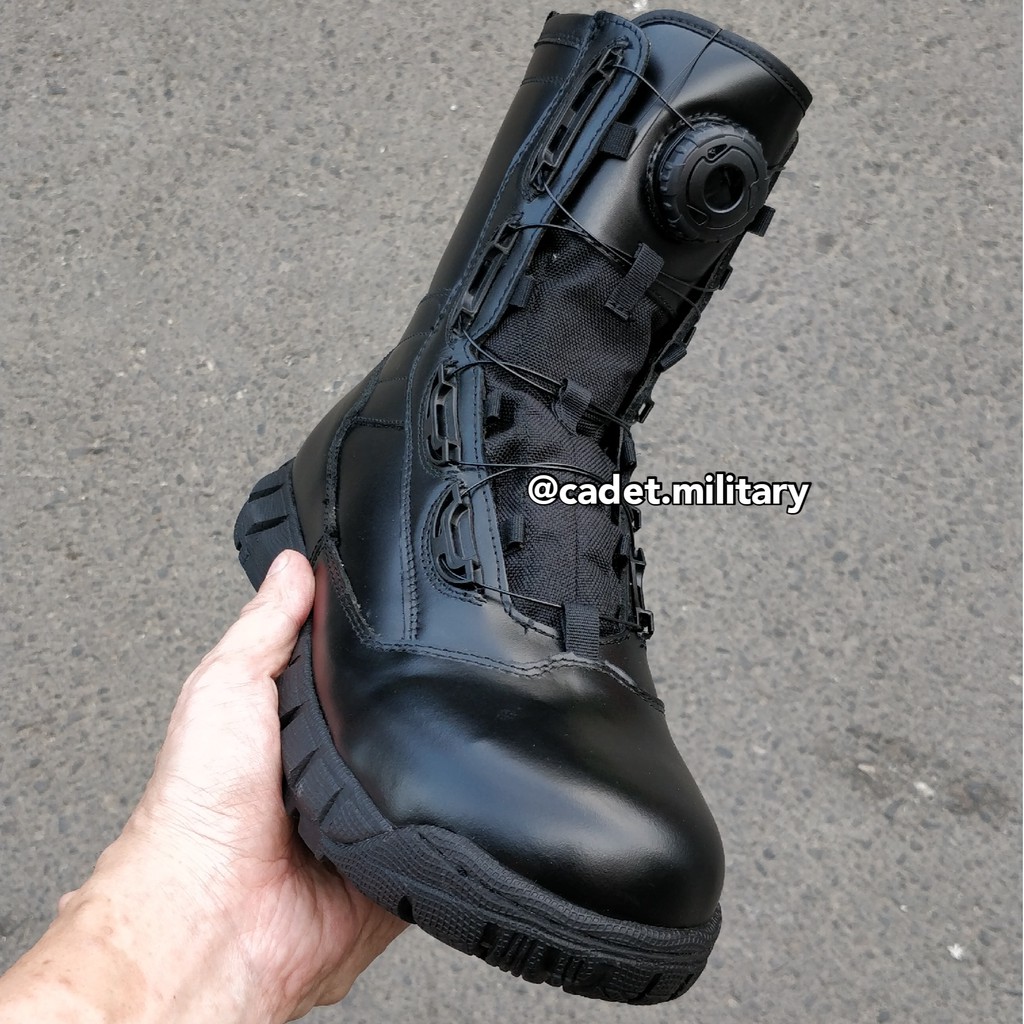 Sepatu Combat Boots PDL TRAV-DIAL / PUTAR - WARNA HITAM