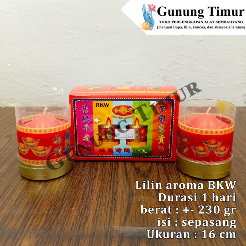 Lilin Merah Durasi 1 hari / Lilin Merah Isi Sepasang / Lilin Sepasang