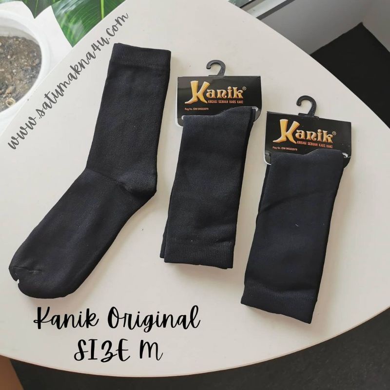 Kaos Kaki Kanik Basic Original Polos Size M L | Kanik Basic Original