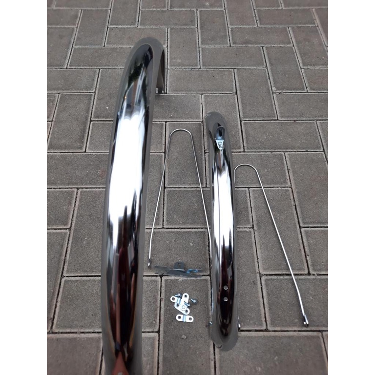 TERMURAH!!! Spakbor Sepeda Touring 26&quot; / Mini Stainless Taiwan Chrome / High Quality / Realpict