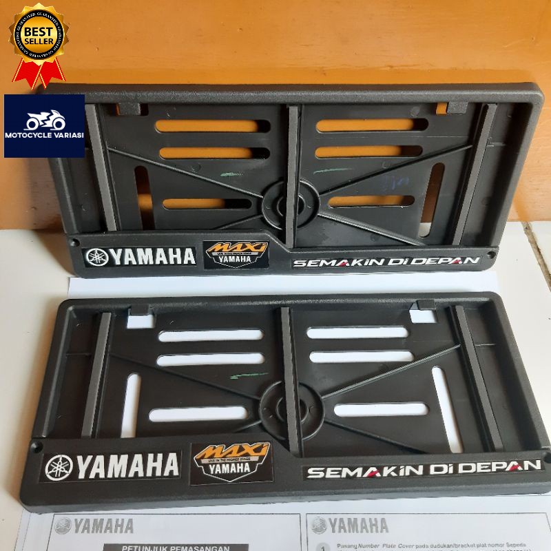 Cover tempat plat nomor original yamaha Fazzio Nmax xmax Aerox lexi freego mio vixion xride jupiter dll