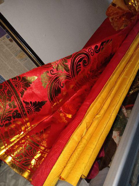 Kain Prada Emas Meteran Motif Wajik