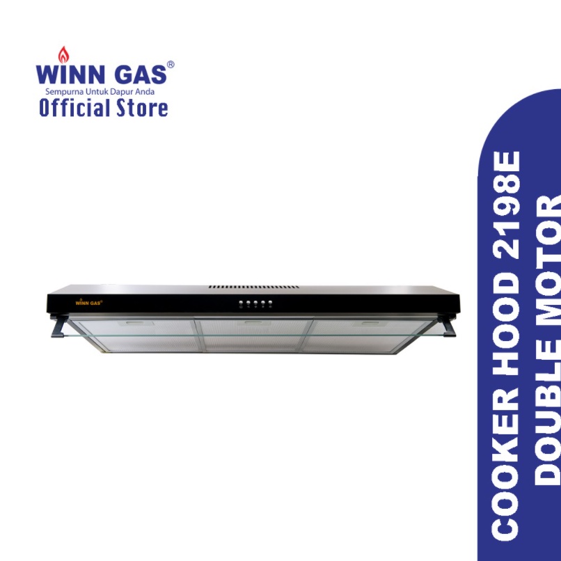 Winn Gas Penghisap Asap Dapur 90 cm  / COOKER HOOD WINN GAS W-2198E