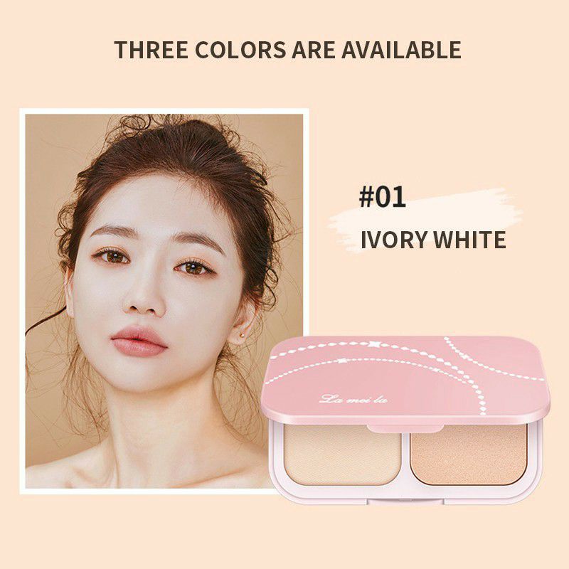 LAMEILA 5005 PRESSED POWDER PINK GEOMETRY BEDAK PADAT