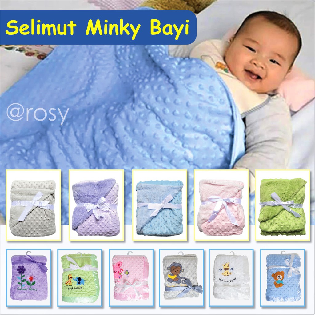 SELIMUT BAYI POLOS  MINKY SELIMUT DOUDOU  SELIMUT Carter POLOS BABY BLANKET POLOS SELIMUT Doudou candy dot Minky Selimut Minky Dot Motif Blanket Cotton On Minky Selimut Bintik Motif | Selimut Minky Fleece Motif Selimut motif Dot Minky / Soft Baby Blanket